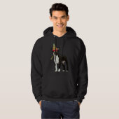 Boston Terrier Birthday Hoodie (Voorkant volledig)