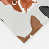 Boston Terrier Blanket Fleece Deken (Hoek)