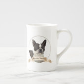 Boston Terrier Bone China Mok (Rechts)