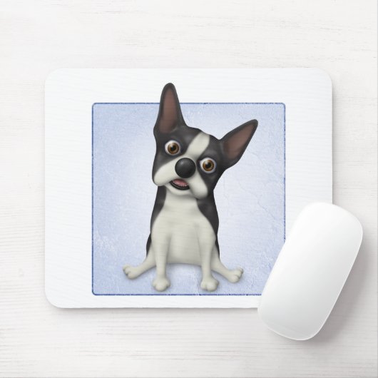 Boston Terrier BOST1 Muismat (Met muis)