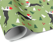 Boston Terrier Bosties kerstboomkerstkerstkerstker Cadeaupapier (Rol Hoek)