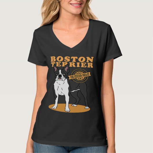 Boston Terrier Boston Terrier Dog van de oudste B T-shirt (Voorkant)