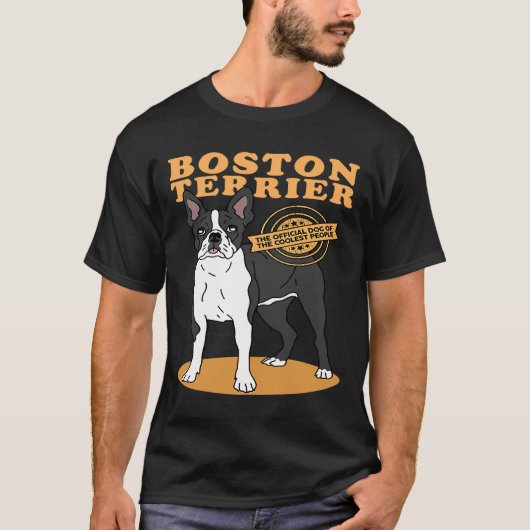 Boston Terrier Boston Terrier Dog van de oudste B T-shirt (Voorkant)