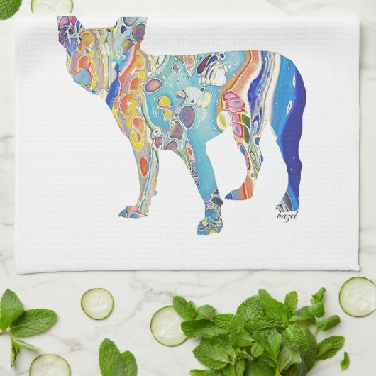 Boston Terrier, Boston Terrier Theedoek (Gevouwen)