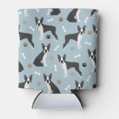 Boston Terrier Botten and Paws Blikjeskoeler (Voorkant)