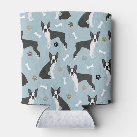 Boston Terrier Botten and Paws Blikjeskoeler (Achterkant)