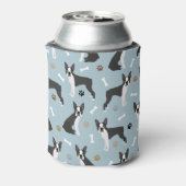 Boston Terrier Botten and Paws Blikjeskoeler (Blikje Achterkant)