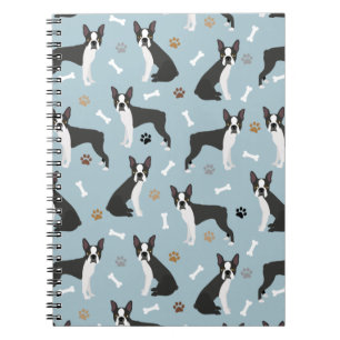 Boston Terrier Botten and Paws Notitieboek