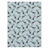 Boston Terrier Botten and Paws Tafelkleed (Voorkant)