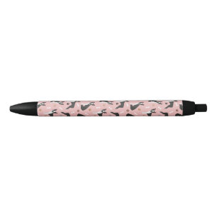 Boston Terrier Botten en Paws Black Ink Pen