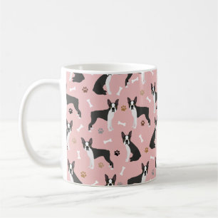Boston Terrier Botten en Paws Coffee Mok