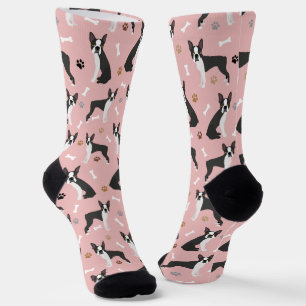 Boston Terrier Botten en Paws Socks Sokken