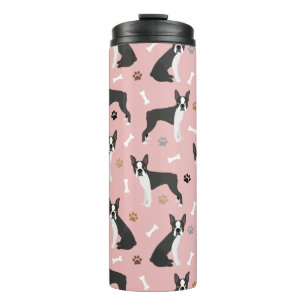Boston Terrier Botten en Paws Thermal Tumbler Thermosbeker