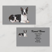 Boston Terrier Breeder Visitekaartje (Voorkant / Achterkant)