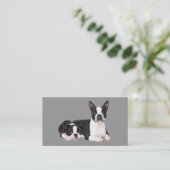Boston Terrier Breeder Visitekaartje (Staand voorkant)