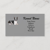 Boston Terrier Breeder Visitekaartje (Achterkant)