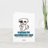 Boston Terrier Bride en bruidegom Kaart (Achterkant)