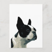 Boston Terrier Briefkaart (Voorkant)