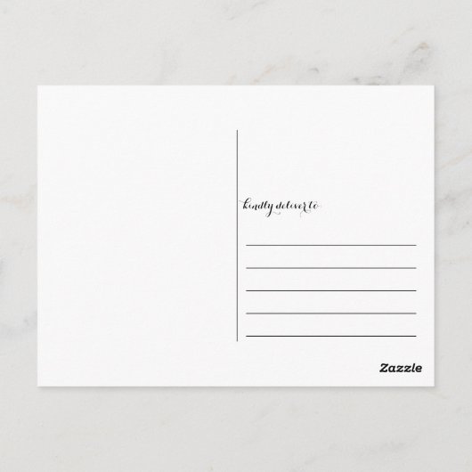 Boston Terrier Bril Bloemen Denken aan jou Briefkaart (Achterkant)