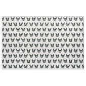 Boston Terrier-bril - schattig hondenweefsel Stof (Fat Quarter)