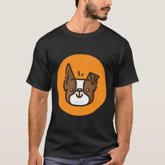 Boston Terrier Brown T-shirt (Voorkant)