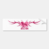 Boston Terrier Bumpersticker (Voorkant)