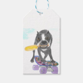 Boston Terrier Cadeaulabel