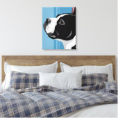 Boston Terrier Canvas Kunst (Insitu (Slaapkamer))