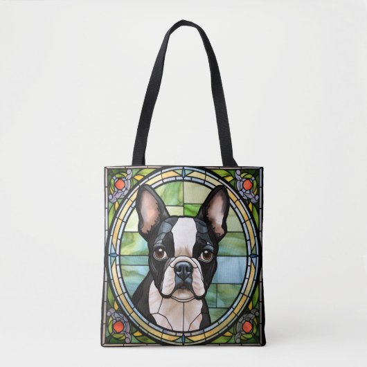 Boston Terrier Canvas tas (Voorkant)