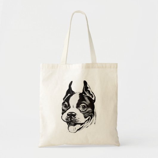 Boston Terrier Canvas tas (Voorkant)