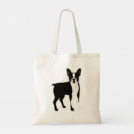 Boston Terrier Canvas tas (Achterkant)