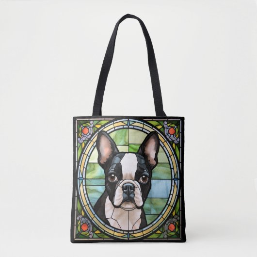 Boston Terrier Canvas tas (Voorkant)