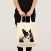 Boston Terrier Canvas tas - "Boston Style" (Voorkant (product))