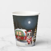 Boston Terrier Caravan Kerstavontuur Papieren Bekers (Achterkant)