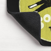 Boston Terrier Cartoon Dog | Energetische hond Muismat (Hoek)