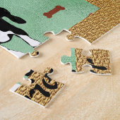 Boston Terrier Cartoon Legpuzzel (Zijkant)