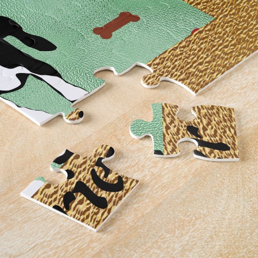 Boston Terrier Cartoon Legpuzzel (Zijkant)