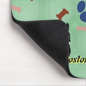 Boston Terrier Cartoon Muismat (Hoek)