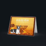 Boston Terrier Chanoeka Kaart Menorah1<br><div class="desc">Het herdenken van familie en vrienden tijdens het Chanoekaseizoen is een prachtige manier om contact te houden met de mensen waar je van houdt en waar je om geeft. Ik heb met liefde en zorg een Chanoekaartje voor honden gemaakt en ik ben er zeker van dat iedereen die van honden...</div>