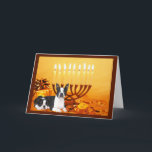 Boston Terrier Chanoeka Kaart Menorah1<br><div class="desc">Het herdenken van familie en vrienden tijdens het Chanoekaseizoen is een prachtige manier om contact te houden met de mensen waar je van houdt en waar je om geeft. Ik heb met liefde en zorg een Chanoekaartje voor honden gemaakt en ik ben er zeker van dat iedereen die van honden...</div>