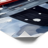 Boston Terrier Christmas Red Truck Holiday Perfect Poster (Hoek)