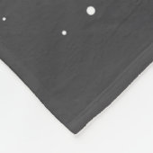 Boston Terrier Christmas Santa Hat  Fleece Deken (Hoek)