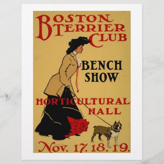 Boston Terrier Club Flyer (Voorkant)
