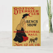 Boston Terrier Club Kaart (Voorkant)