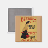 Boston Terrier Club Magneet (Voorkant / Achterkant)