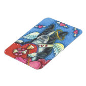 Boston Terrier Cupid DOG VALENTIJN MAGNET Magneet (Linkerzijde)
