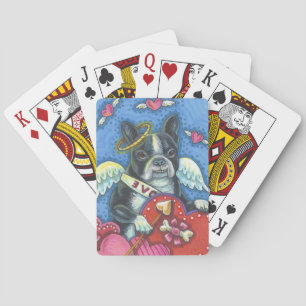 BOSTON TERRIER Cupid PLAYCARDS Poker Speelkaarten