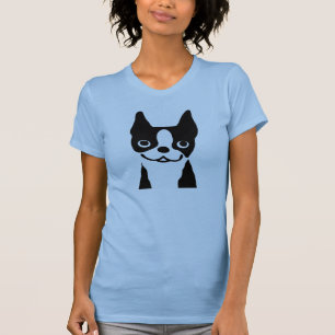 Boston Terrier Cute Cartoon Dog T-shirt