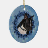 Boston Terrier Cute Dog Ornament (Rechts)