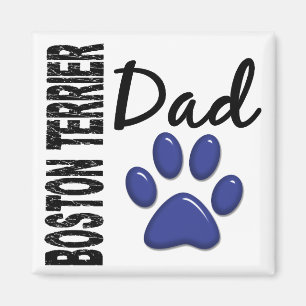 Boston Terrier Dad 2 Magneet